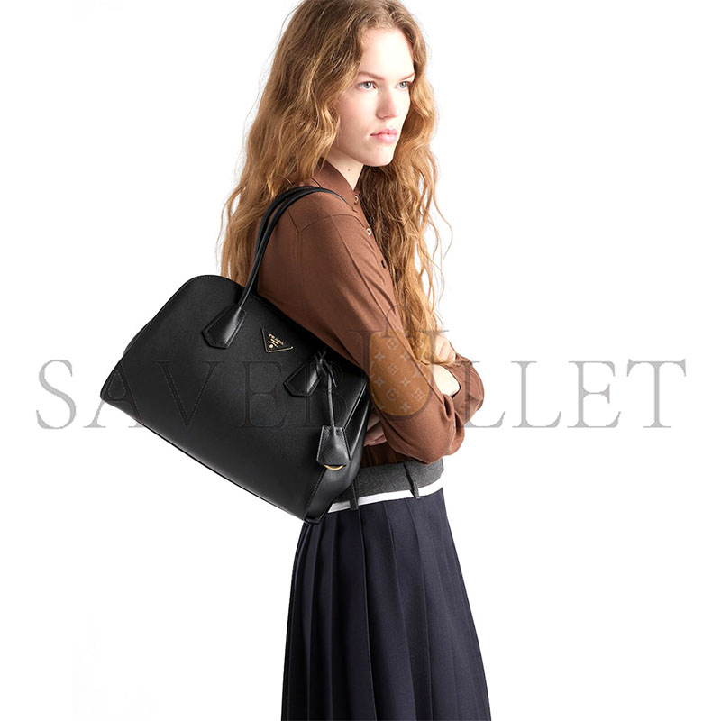 PRADA MEDIUM LEATHER TOTE BAG 1BG606 (34*23*14cm)